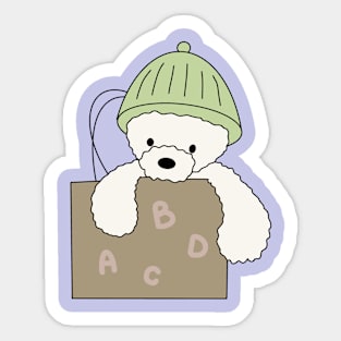 cute little bear Sticker